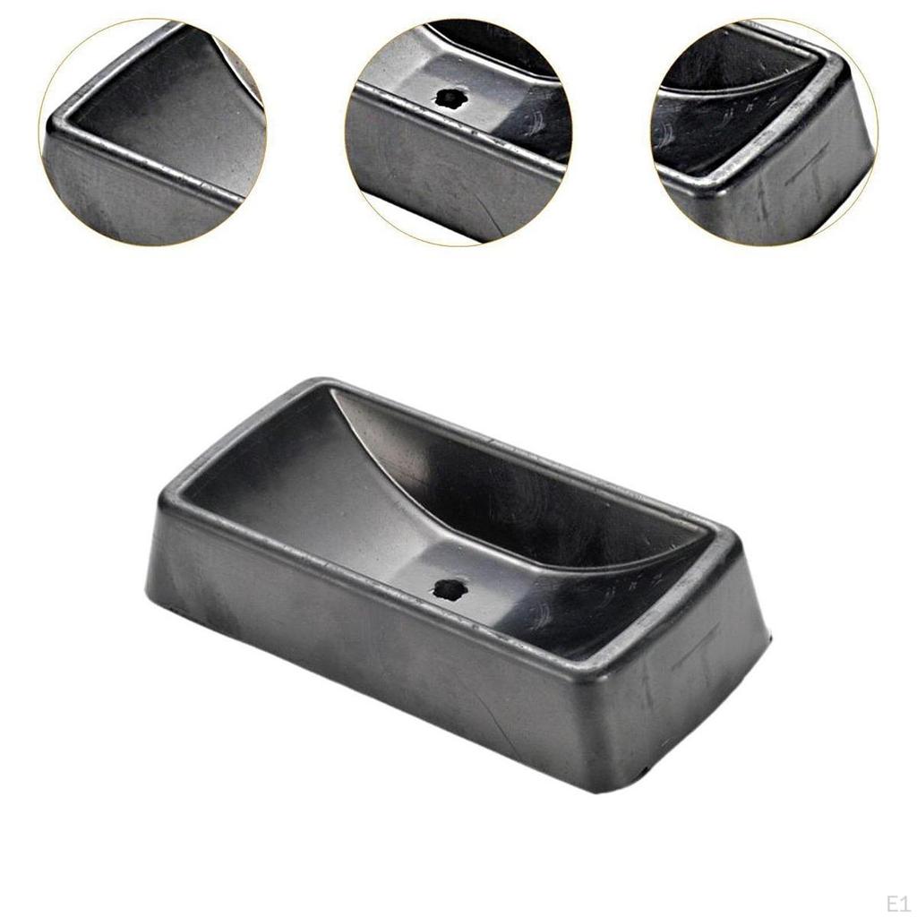 Chock Jack Caster Dock Reinforced Rubber Premium Practical Automotive Accessories Single Wheel