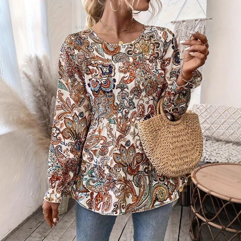 Damska Nowa Bohemska Szyfonowa Koszula Wyższy Zmysł Cienka Koszula Wewnątrz Wczesnej Wiosny