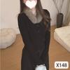 Autumn and Winter Korean Style Simple Knitted Sweater Tops Detachable Fur Collar Warm Sweater for Women
