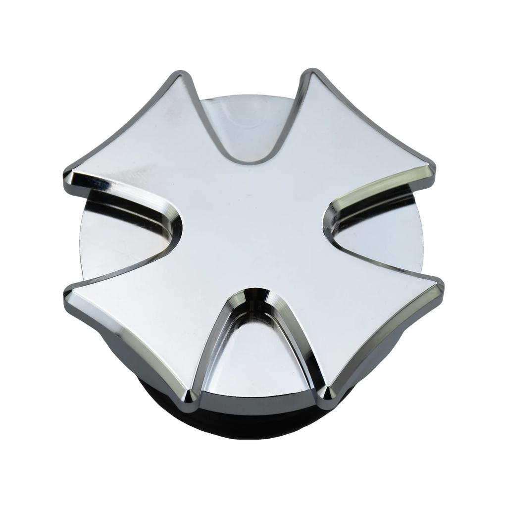 Motorcycle Vented Gas Cap Fuel Tank Right-hand Thread Crown Style Oil Cap Fuel Gas Tank For Harley Sportster Dyna Touring Softai