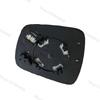 Rearview Mirror Lens With Heating Blind Spot For Renault Koleos Kadjar 2015 2016 2017 2018  Side Door Mirror Glass