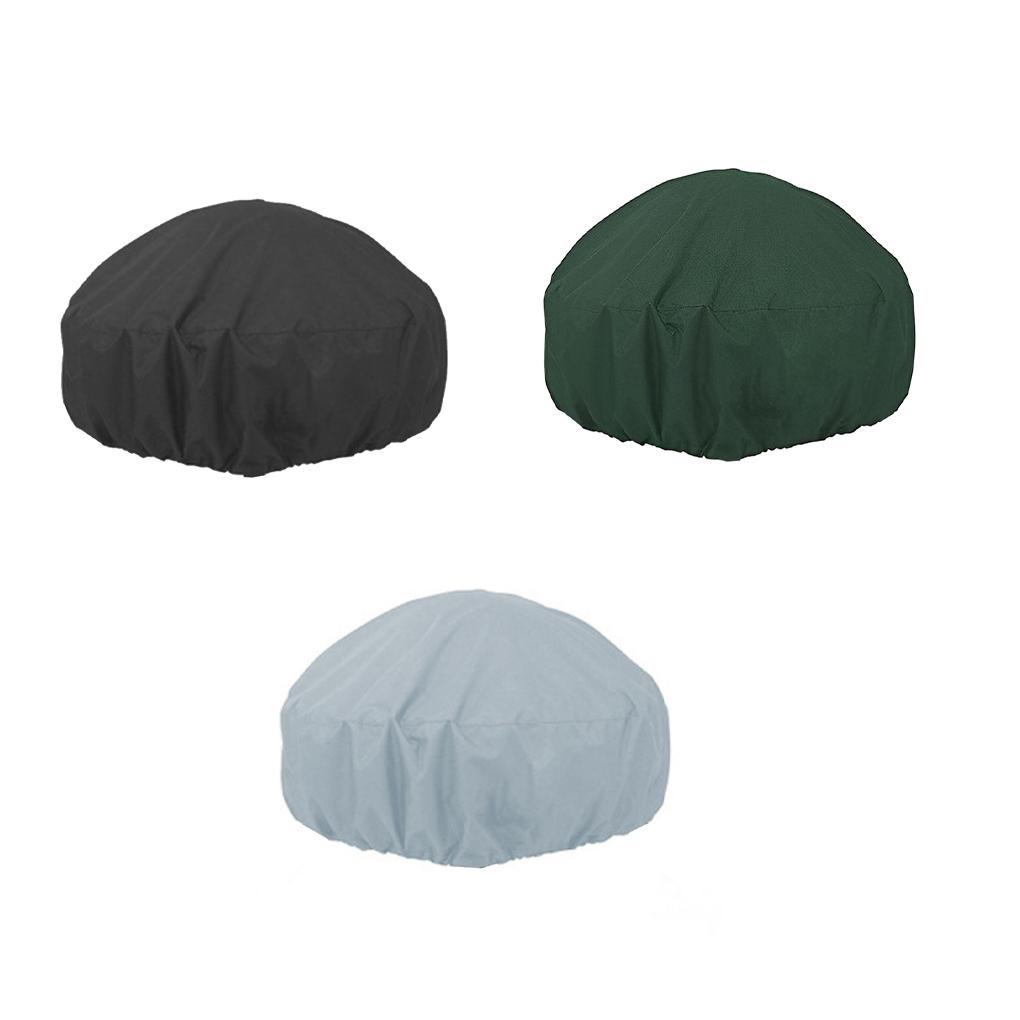 Fire Pits Cover Protector Grill BBQ Garden Sun Shade Adjustable Elastic Furniture Covers Hem Cord