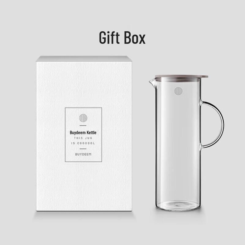 Buydeem CD2003 Glass Tea Infuser Kettle, 1200ml