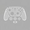 Magnetic Gaming Controller Protective Case Clear Shell for GameSir G7 Pro Game Accessories