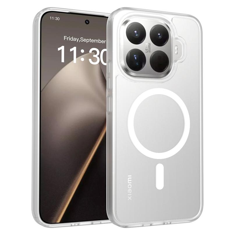 

Для Xiaomi 15T Pro 15T Чохол Матовий PC+TPU Захист від відбитків пальців Гладкий на дотик Напівпрозорий Чохол для Xiaomi Mi 15T Xiaomi 15T Pro білий