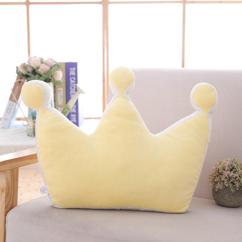 Soft Princess Crown Pillow Stuffed Sleeping Pillow Girl Room Sofa Decor Rainbow Cloud Star Celebrity Studio Cushion Gift for Her