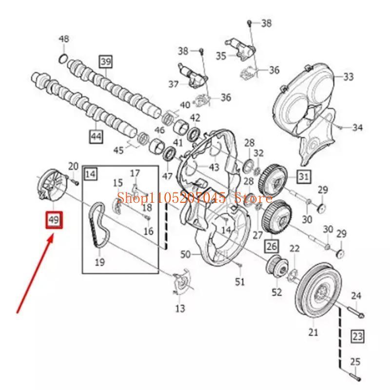 Crankshaft Oil Seal for S60 XC60 XC70 S80 V40 Replace 32224651 31375715 Engine Crankshaft Oil Seal