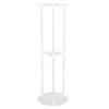 Side Table Modern Stable 3 Tier Round Acrylic Drink Table for Living Room Bedroom Bedside Transparen