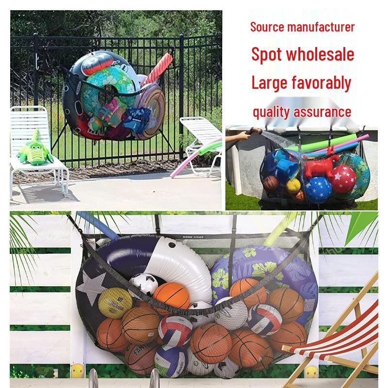 Large Capacity Storage Net Bag for Pool Inflatables & Swim Rings