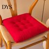 Anti-skid Seat Protector Corduroy Chair Cushion with Ties, Soft Square Pad, Non-Slip Washable Dining Pad Warm for Reading Nook Floor, Office