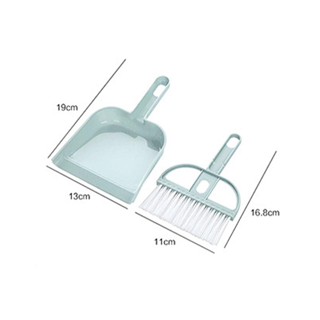 Handfeger und Kehrschaufel Set Effiziente Reinigung Kompakt Tragbar Besen Kehrschaufel Kombi für Schreibtisch