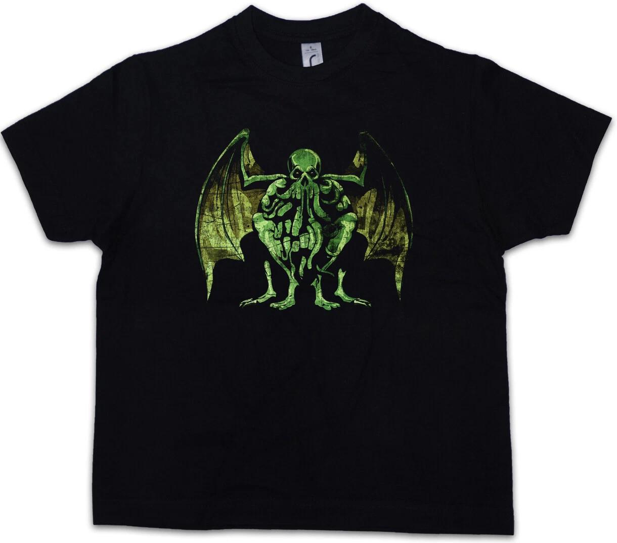 CTHULHU XVII Kids Boys kids boys T-Shirt Horror Arkham Miskatonic Lovecraft Dunwich 150
