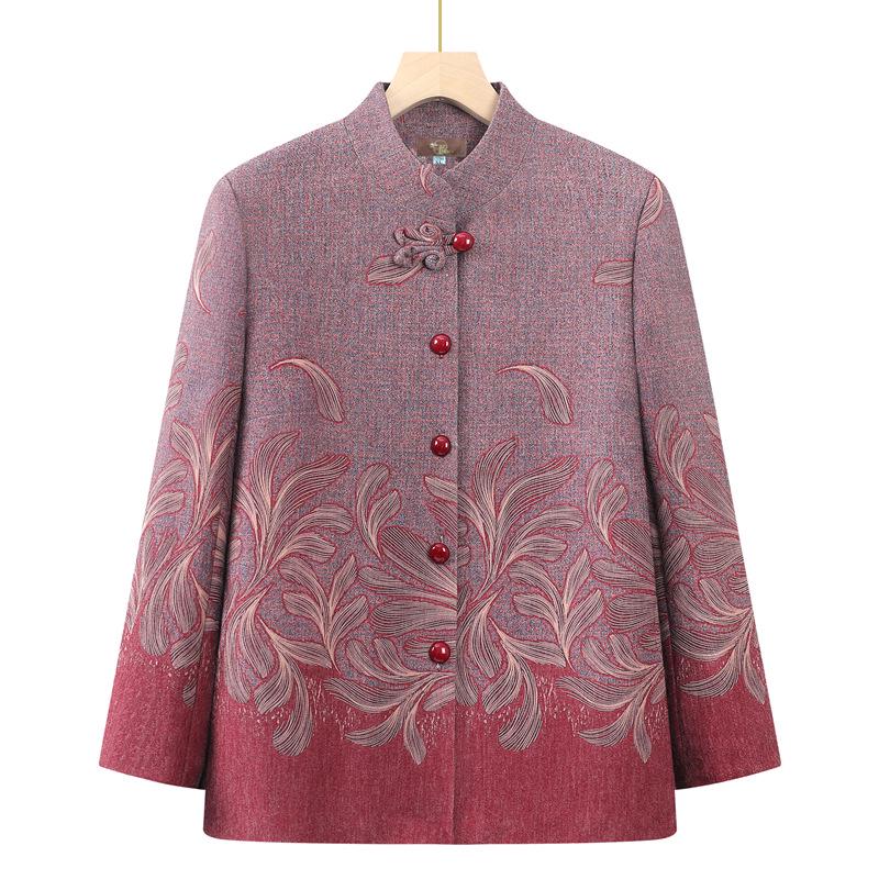

Vintage-Inspired Grandma Style Coat for Petite Women (60s/70s) - Perfect for Spring and Autumn 3XL (115-130 lbs)