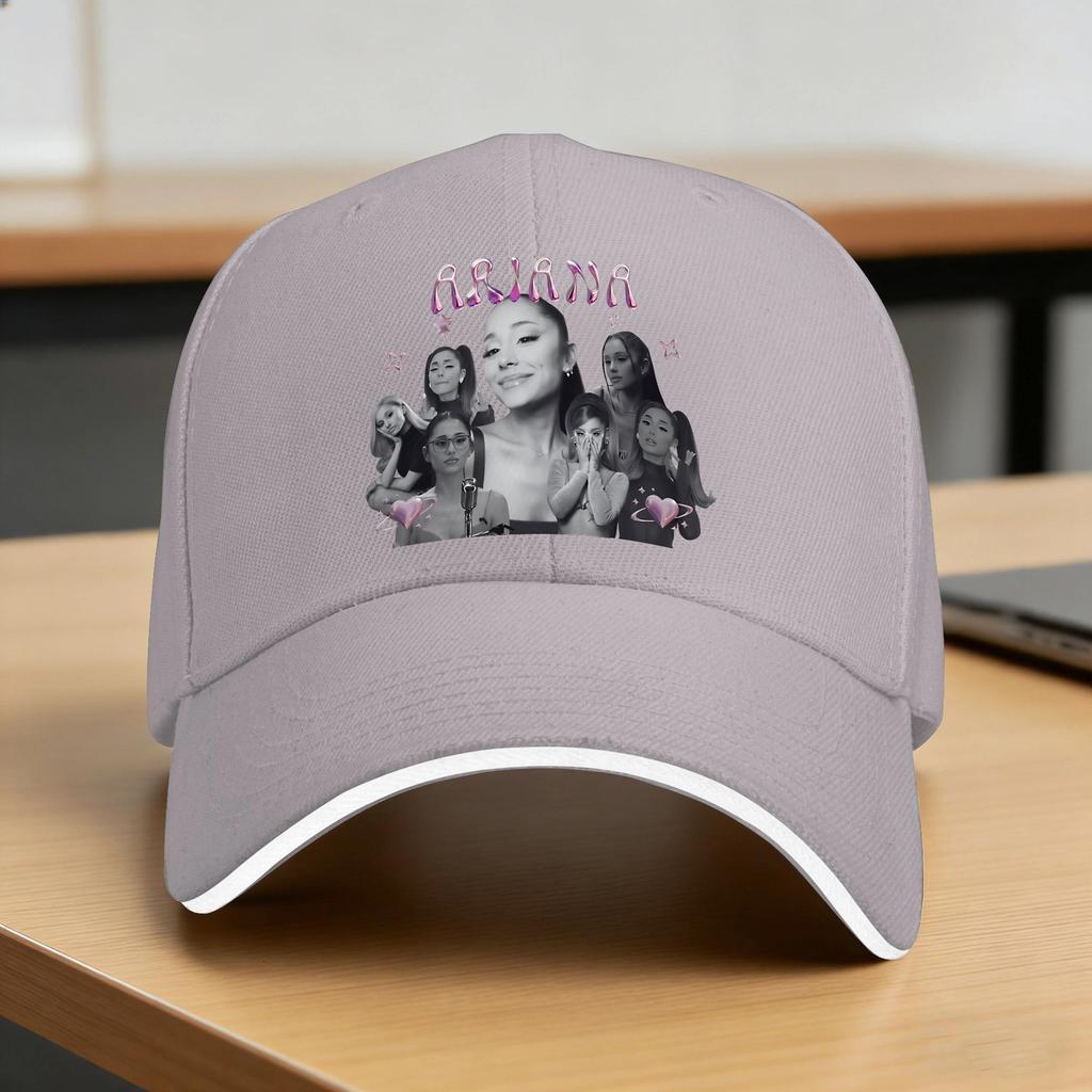 Casquette de Baseball Ariana Grande d'Été Randonnée Pêche Rétro Y2K Imprimé Casquette Trucker Protection Solaire Hommes Adultes Casquette Snapback