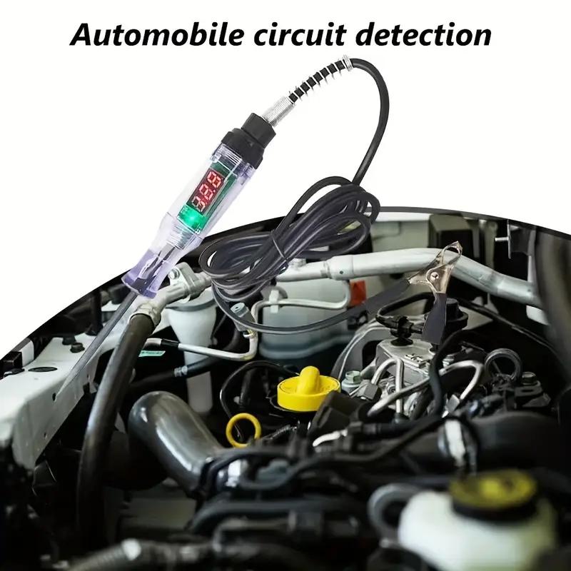 Car Truck Voltage Circuit Tester Auto 6V 24V Tools Car Diagnostic Probe Test Pen Light Bulb Electric Measuring Pen Tools
