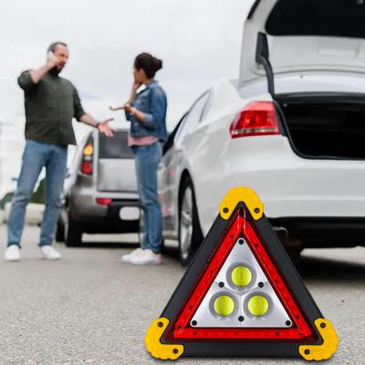 Auto LED Arbeitslicht Tragbar Blinklicht an der Hand Dreieckiges Warnzeichen Notfall Pannenstrahler Straßenverkehrssicherheits-Warnleuchte