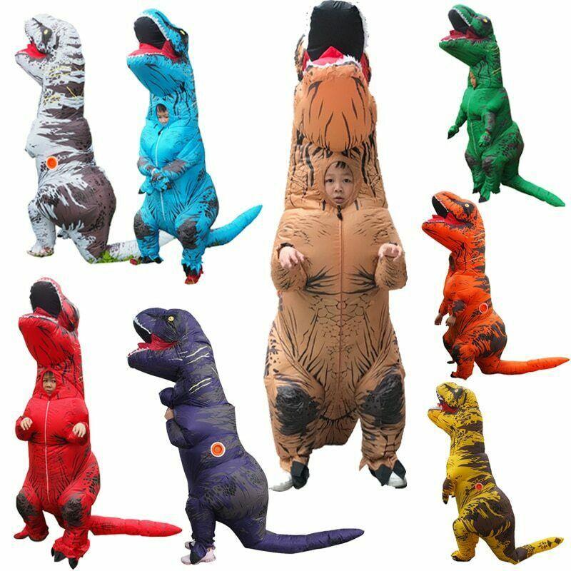 Waterproof And Durable Kids T-rex Inflatable Dinosaur Costume For Parties