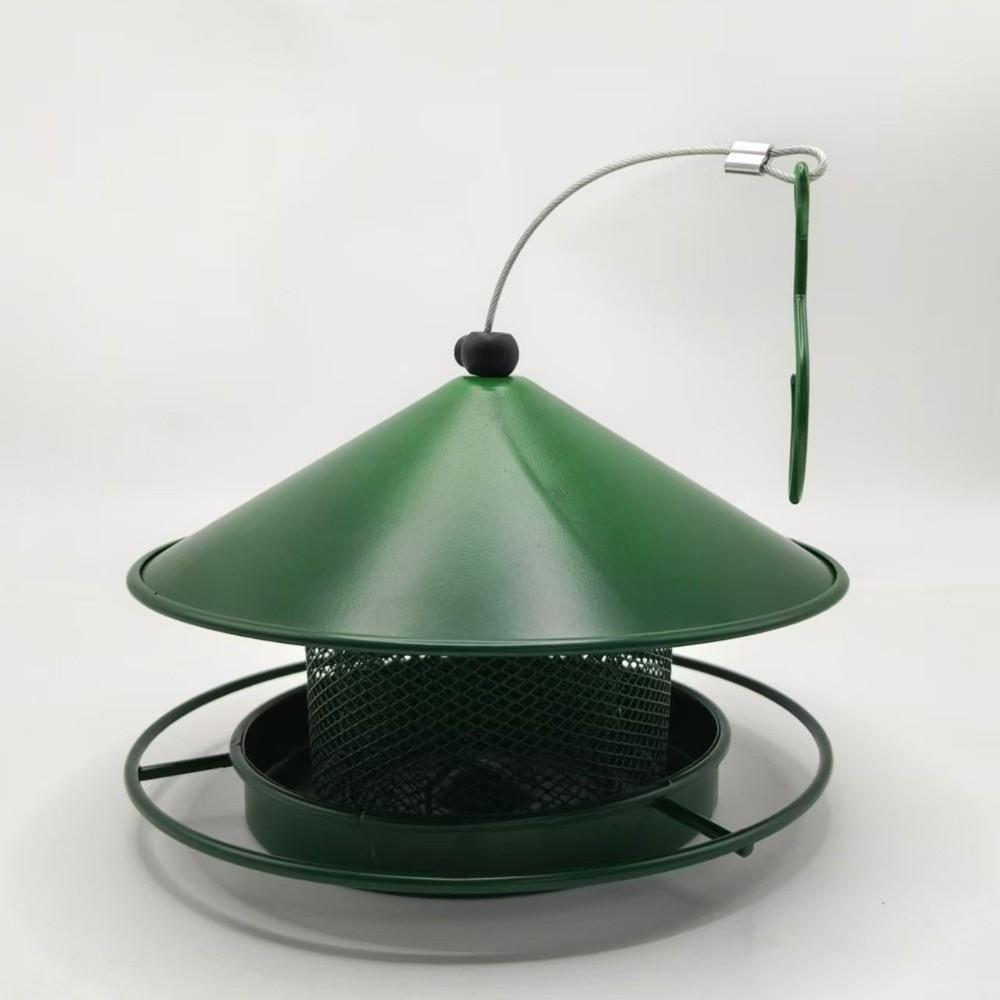 Iron Automatic Bird Feeder Retractable Bird Food Container Hummingbird Feeder Porch