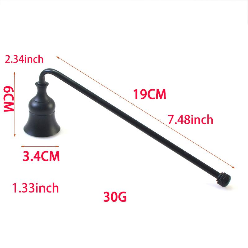 Candle Damper Candle Stainless Tool Long Handle Bell Extinguisher Accessory Wicks Out Steel Extinguish Putting Accessories