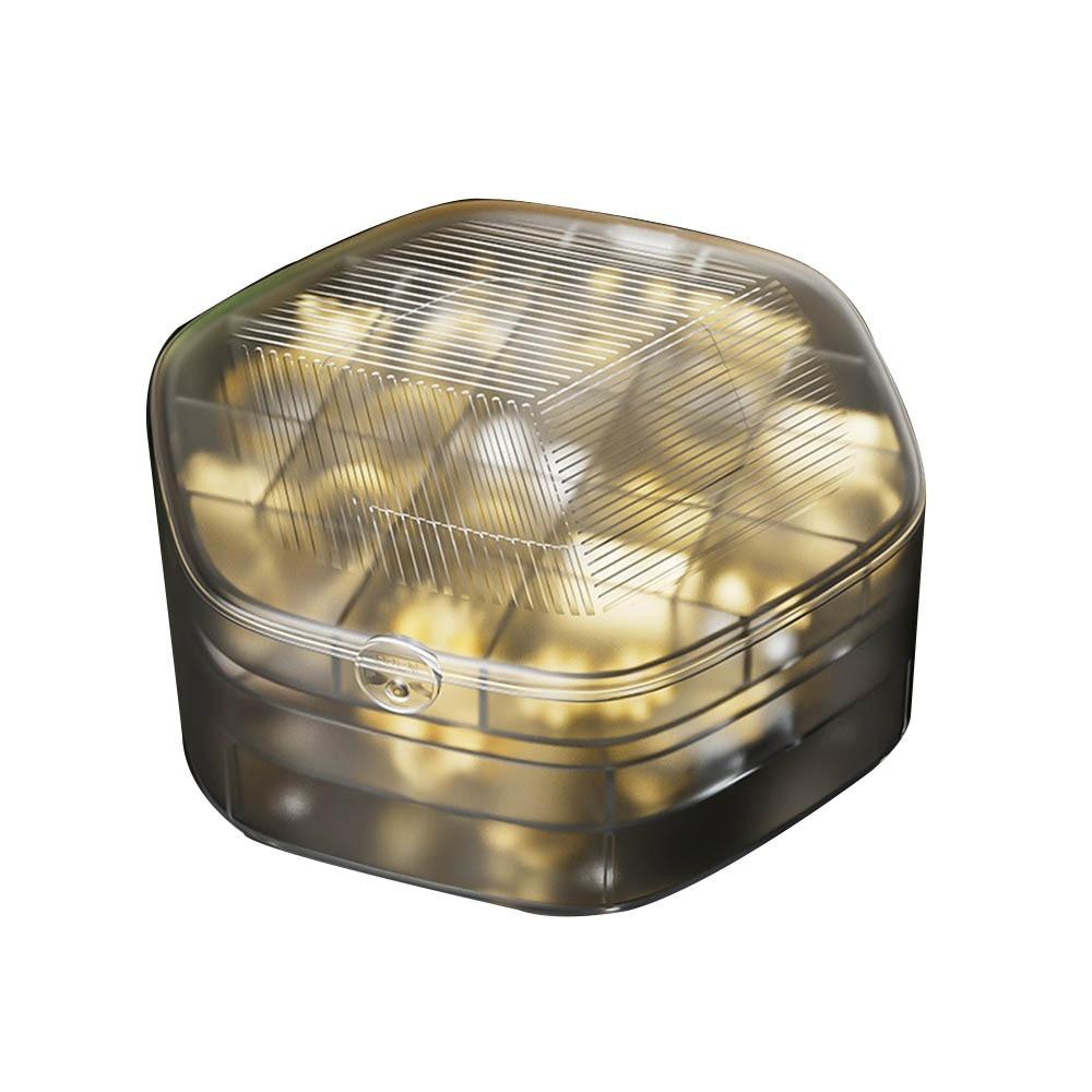 

Transparent Jewelry Storage Display Holder Dust-proof Earring Ring Bracelet Boxes for Home серый