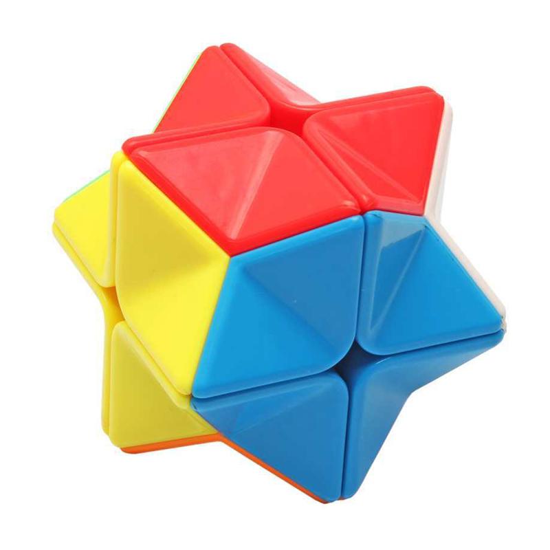 2x2x2 Polygon Speed Cube Educational Puzzle Sensory Fidget Anxiety Stress Relief Cube Kids Brain Teaser Intelligence Development