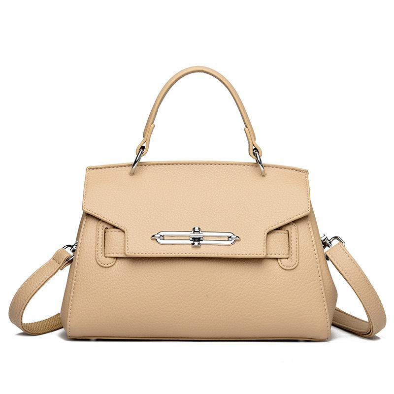 Lychee Pattern Women's Bag New Fashion Crossbody Portable Shoulder Large Capacity Bag