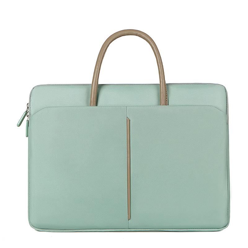 

TS JYL laptop bag,Korean Linen Laptop Sleeve 11 Inch iPad 14 Inch Notebook Breathable 15~15.6 universal зелёный