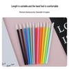 50-Pack Grafting Eyelash and Lip Brush Set - Solid Rod & Slanted Mousse Brushes