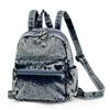 Denim Cowboy Backpack Large Capacity Air Cushion Belt External Frame Soft Handle Comfort Unisex College Travel Backpack
