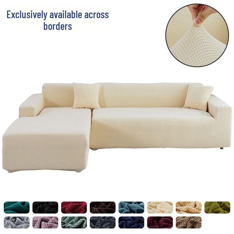 Universal Stretch Sofa Cover - Modern, Year-Round Fit for Chaise and Leather Sofas