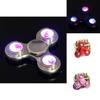 Premium Quality Led Light-up Flashing Fidget Tri-spinner For Anxiety And Stress Relief