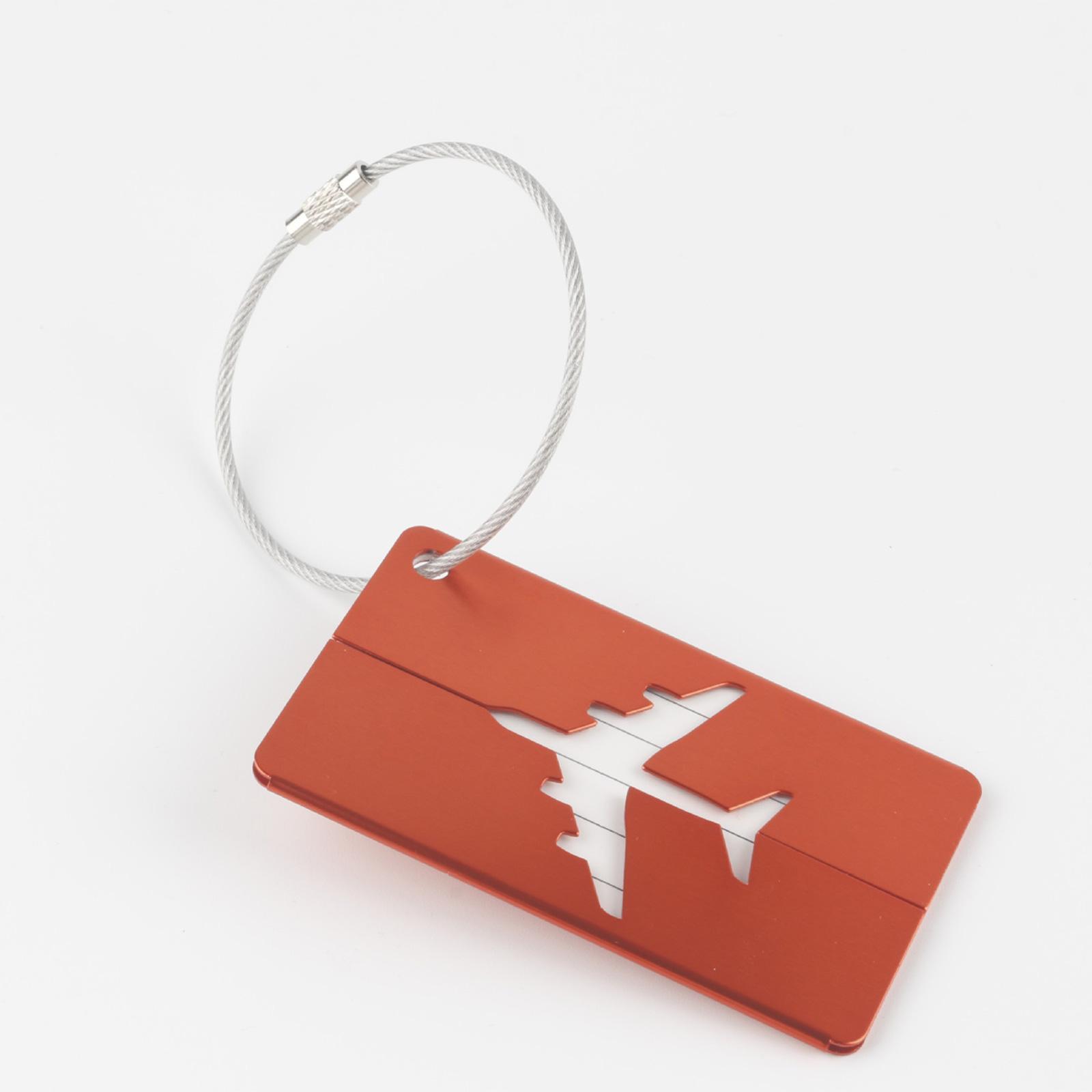 Бирки для чемодана Бирка для багажа Бирки для рюкзака с металлической петлей Имя — фото 3