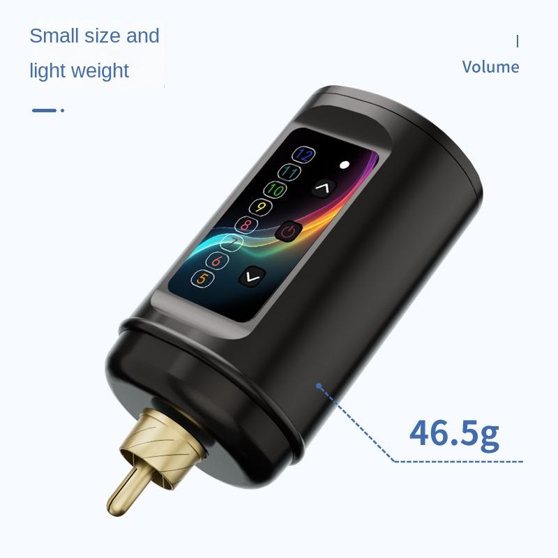 1 adet Dövme Güç Kaynağı Şarj Edilebilir 1400 MAh Pil Dövme Kablosuz Kalem Seti için