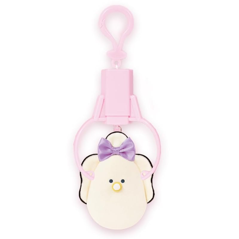

Round eyes Dress up Bulbul Crane Approximately 20cm mascot key ring (Crane (purple))