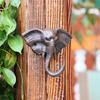 Creative Cast Iron Animal Elephant Monkey Hook Wall Mounted Storage Key Holder Personalized Coat Hook Single and Double Hooks