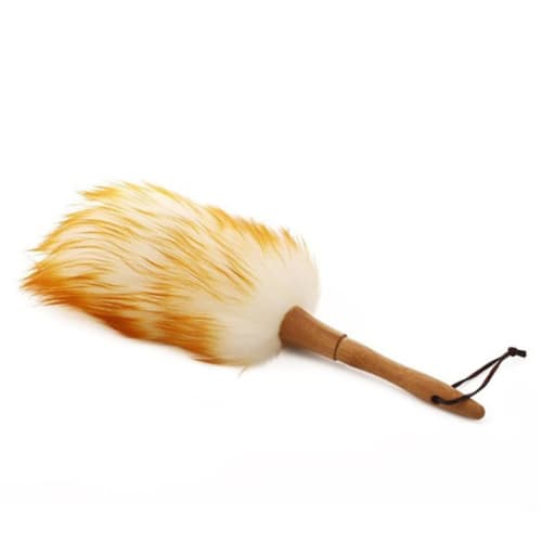 

AfinderJP Wool Duster, Duster with Strap, Fluffy, Scandinavian Style, Stylish Broom, 30cm, Cotton Wool, Cleaner, Handy Mop, Gap Cleaning, Dust Removal