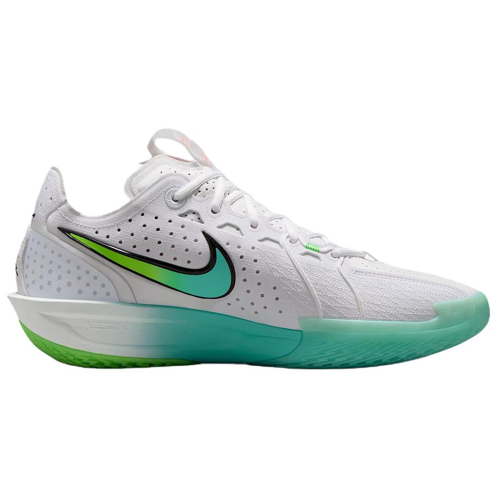 Nike Air Zoom GT Cut 3 EP Bleached Turquoise Unisex Sneakers White Green-Strike Black DV2918-107