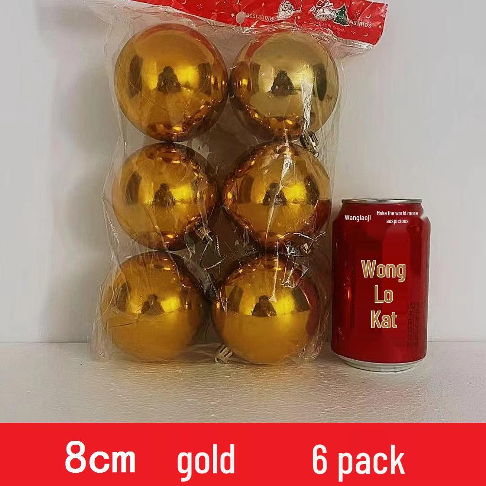 Custom Electroplated Round Christmas Hanging Ornament