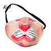 Dog Masque for Halloween Funny Masque, PU Foam Scary Pet Face Costume, Realistic Mouth Cute Dress Up with Elastic Band Up, Holiday Party, Photo Props