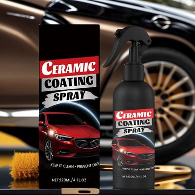 Ceramic Car Spray 120ml Rapid Automotive Paint Repair Spray Long-Lasting Car Coating Restorer For Motorcycles Trucks Pickup RV