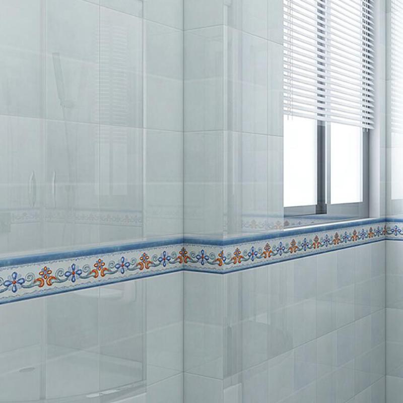 3/5M Self Adhesive Wall Skirting Border Sticker PVC Kitchen Cabinet Cupboard Waterproof Baseboard Wallpaper Wall Sticker