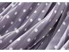 Korean-Japanese Polka Dot Pleated Midi Skirt, High Waist, Slimming, 2026 Spring/Summer Collection.