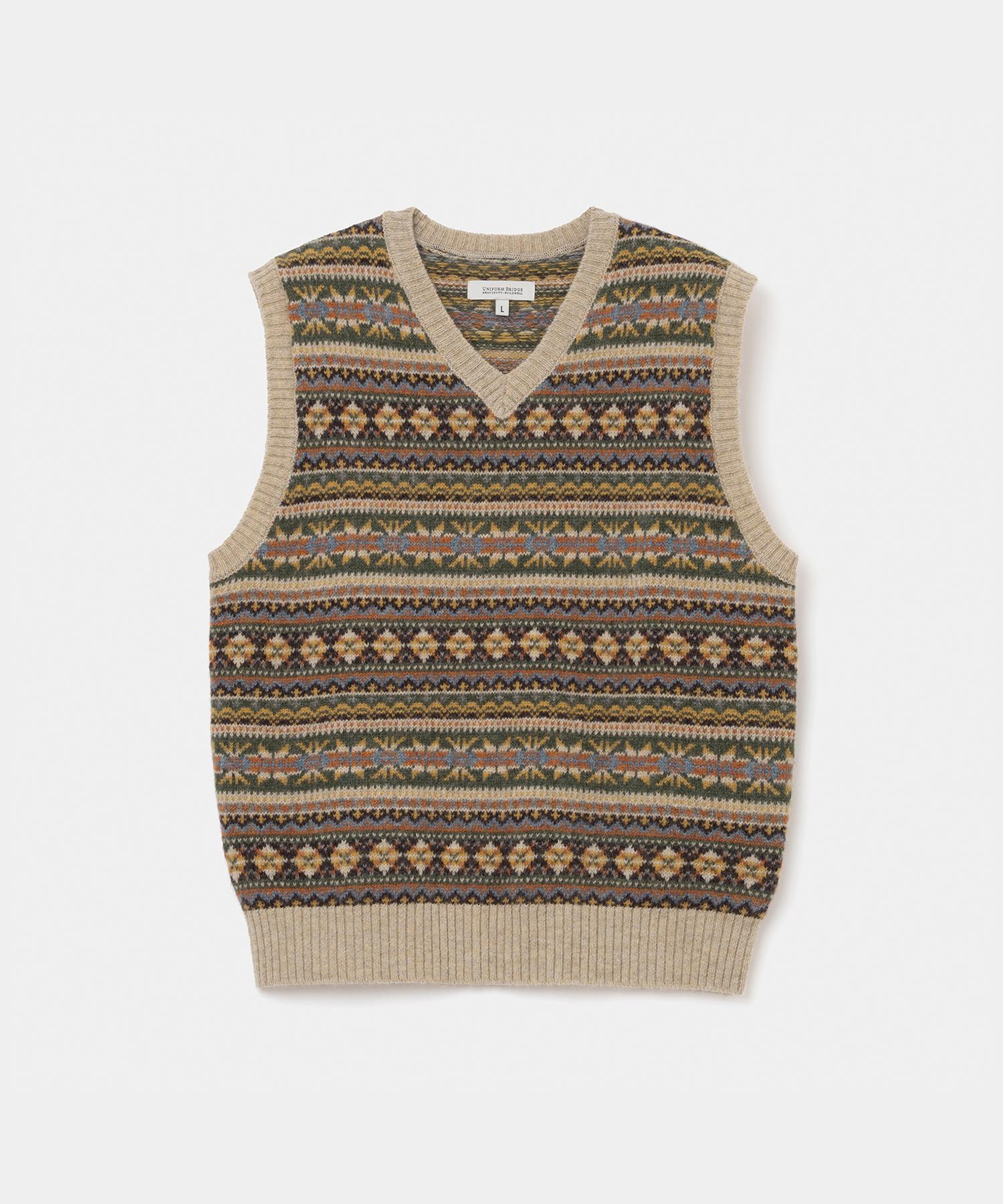 UNIFORM BRIDGE Fair Isle Adīts Veste