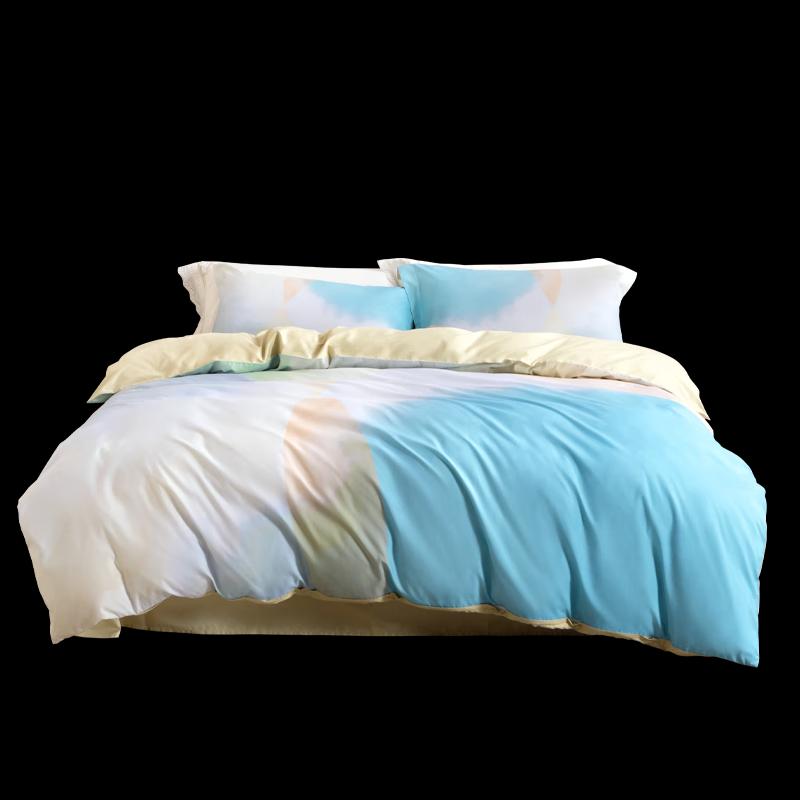 Mercury Home Textiles Набор постельного белья из 4 предметов Мечта о небе , с начесом, с принтом