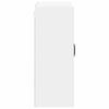 Wall Mounted Glass Cabinet LUCCA White 60 X 31 X 80 Cm Particleboard