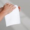Basics White Cotton Square Towel 100% Cotton Face Towel 30 X 30cm, Soft Small Towel Handkerchief for Hand, Kitchen and Cleaning