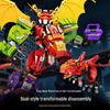 In Stock: Dinosaur Mecha Transformable Building Blocks 6-in-1 Robot Educational Toy for Kids Ages 6-12.