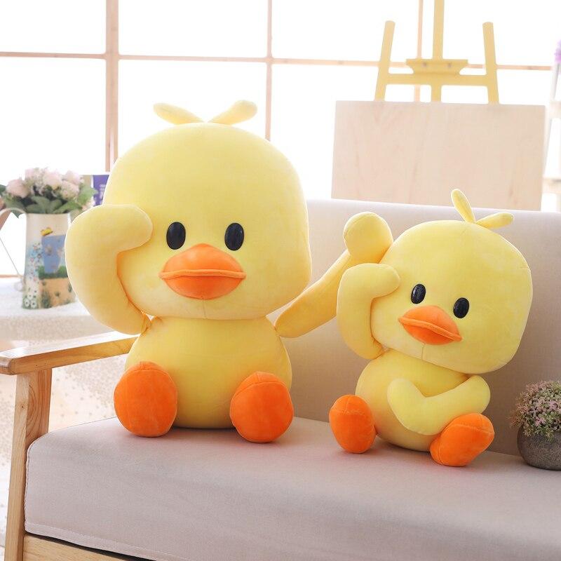 30 -70cm Duck Plush Toys Duck Doll Big Yellow Duck Stuffed Animals Toys For Baby Pillow Birthday Gift Decor Kawaii Duck Plushie