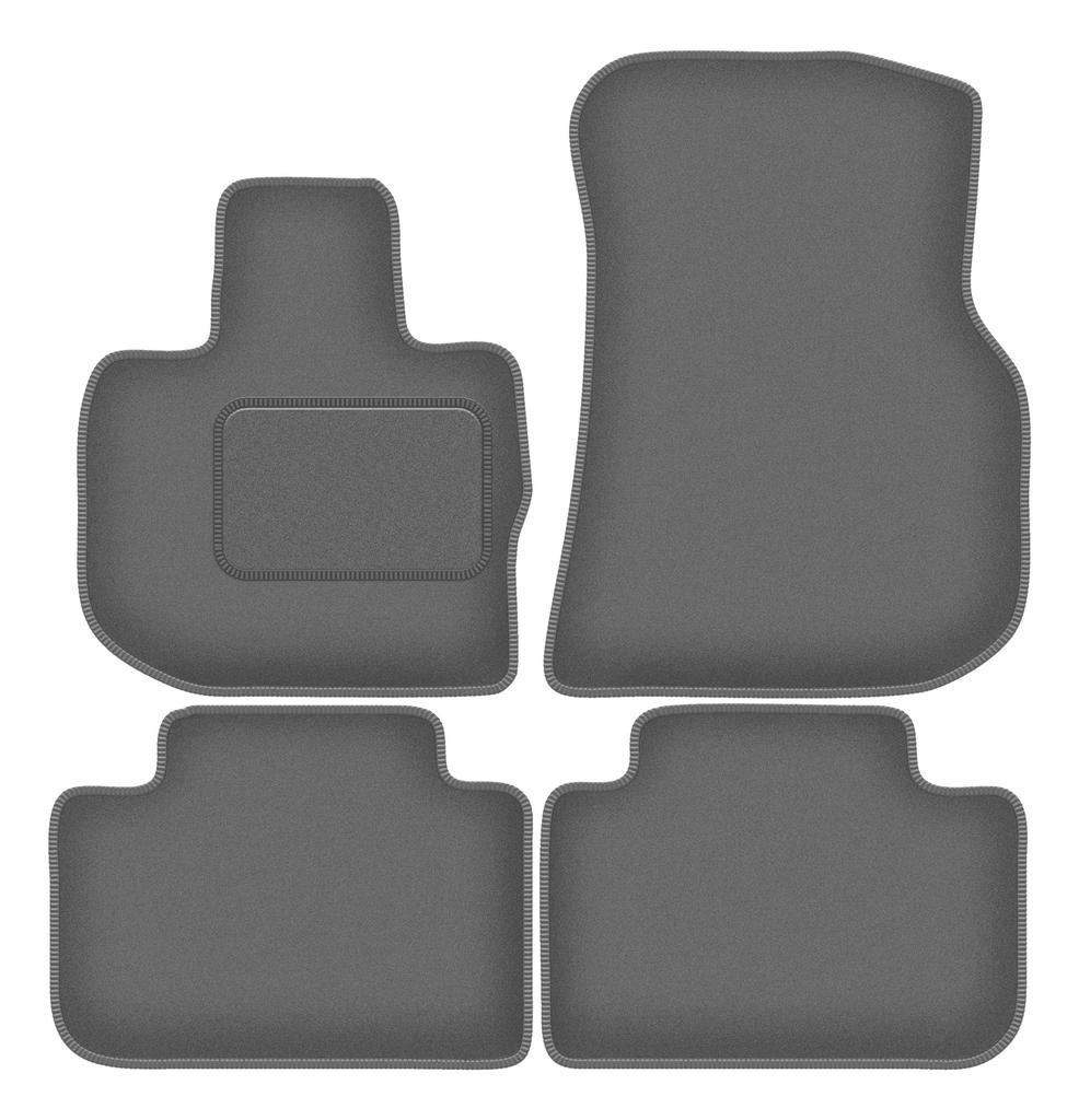 Velour Graphite Car Mats For: BMW iX3 G08 SUV (2021-)