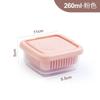 Refrigerator Organizer Kitchen Fridge Storage Box Two-layer Mini Refrigerator Organizer Kitchen Fridge Storage